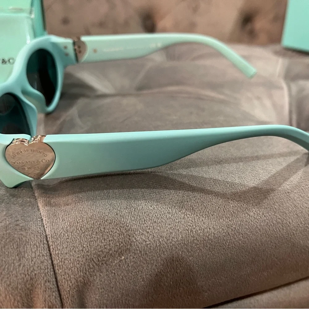 Tiffany & Co. Signature Blue Sunglasses with Case